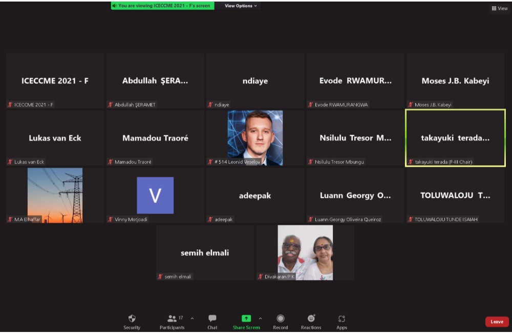 ICECCME 2021 Conference Photo Gallery